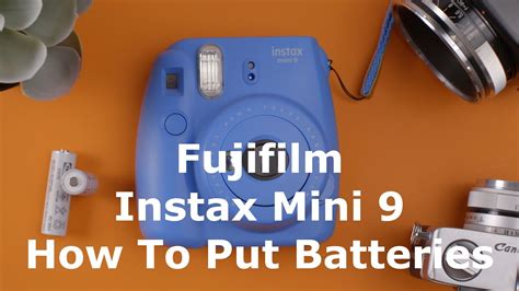 instax mini 9 battery removal