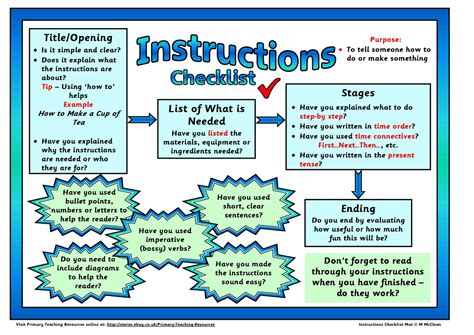instructional text activities