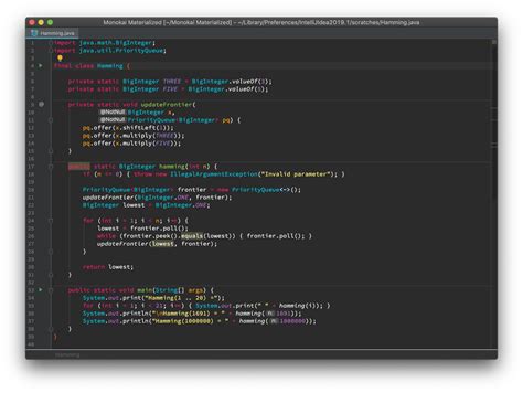 intellij idea code color schemes