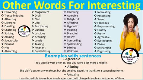 interesting in other words