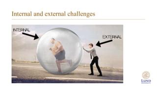 internal and external challenges examples