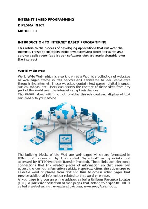internet based program examples