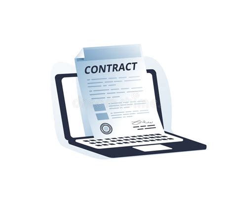 Internet contract document