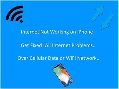 internet not working on some apps iphone