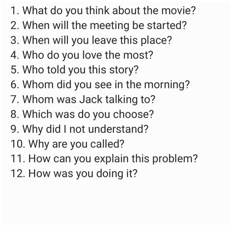 interrogative questions of active and passive voice