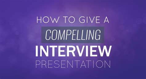 interview presentation examples uk