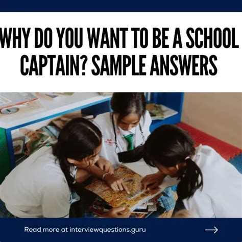 interview questions for school captain with answers