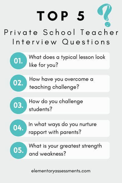 interview questions for school teacher with answers
