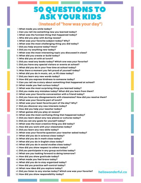 interview questions for students to ask each other