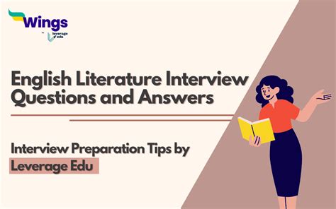 interview questions in english literature
