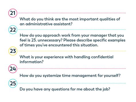 interview questions to ask an executive administrative assistant