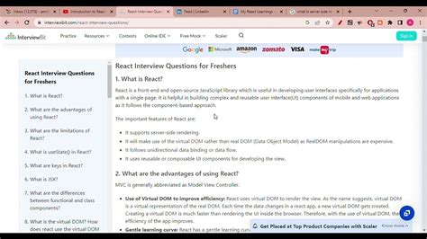 interviewbit react questions