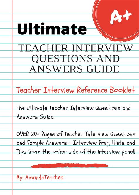 interviews questions and answers for teachers