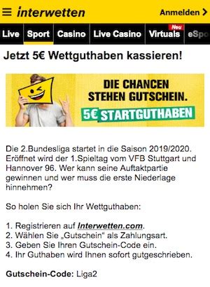 interwetten gutschein code