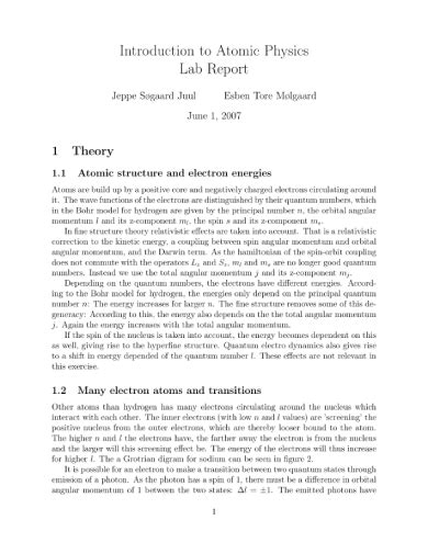 intro how to write a physics lab report