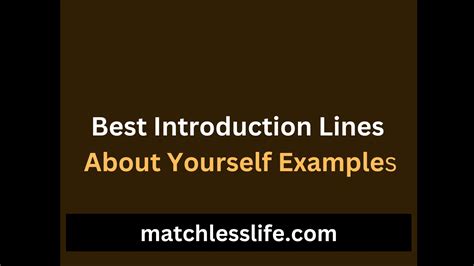 introduction best lines