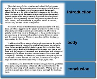 introduction body conclusion examples