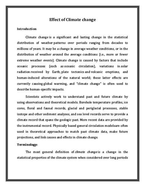 introduction climate change pdf