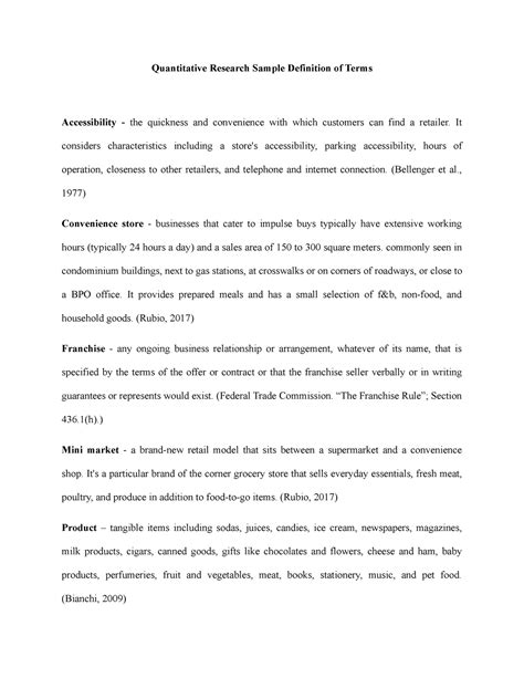 introduction for definition of terms in research paper