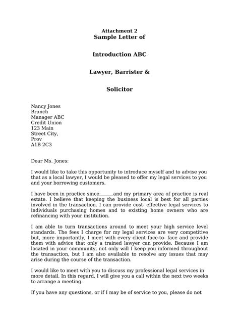 introduction letter to prospective clients