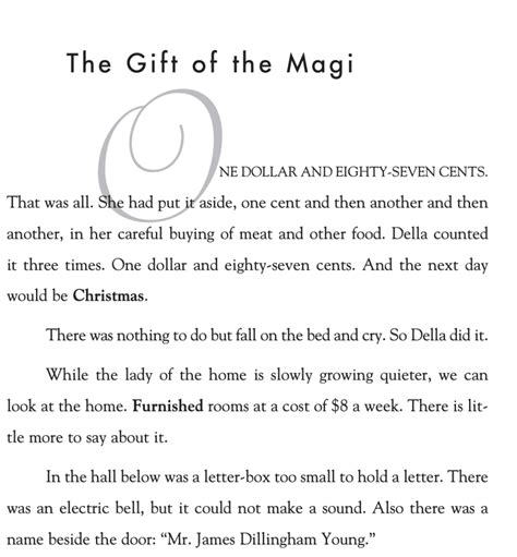 introduction of a short story example