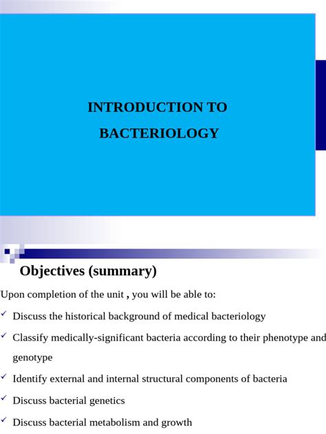introduction of bacteriology pdf