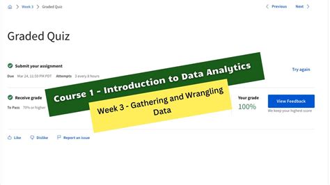 introduction to data analytics coursera quiz answers week 2