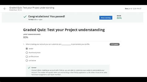 introduction to project management coursera quiz answers