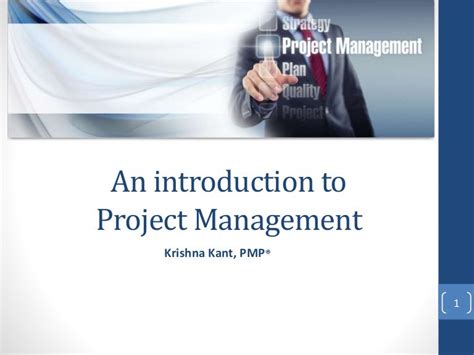 introduction to project management slideshare