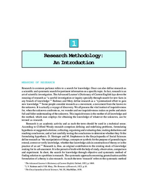 introduction to research methods pdf notes free download in english