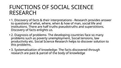 introduction to social science research methods