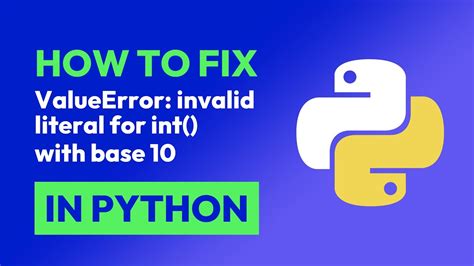 invalid literal for int python