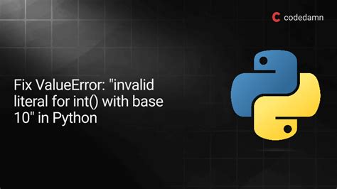 invalid literal meaning in python