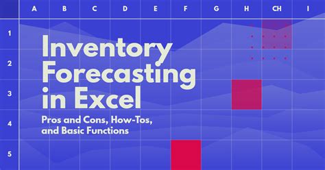 inventory forecasting excel formulas