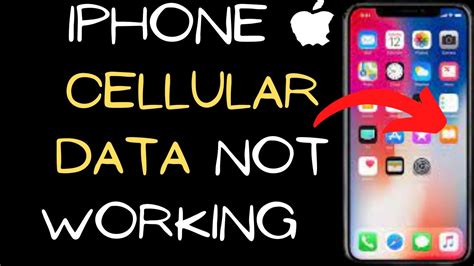 iphone 11 mobile data not working uk
