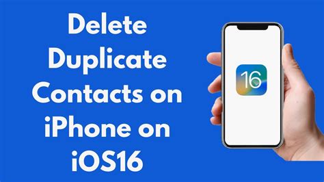iphone 16 remove duplicate contacts