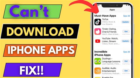 iphone 5 can't download apps