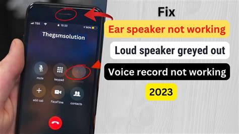 iphone 7 microphone and speaker not working during calls