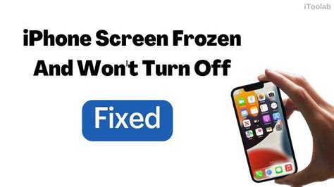 iphone is froze and won t turn off