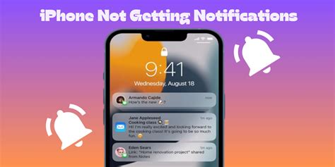 iphone not getting notifications from apps
