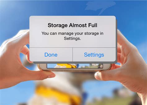 iPhone Optimizing Storage