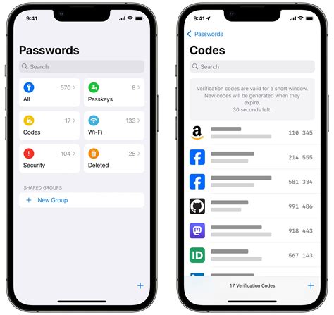 iphone store app passwords