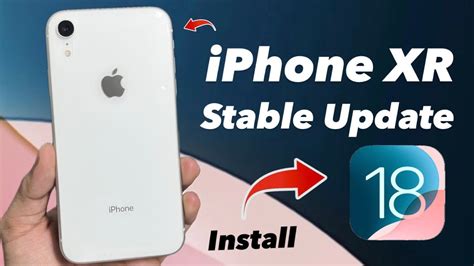 iphone xr unable to install update