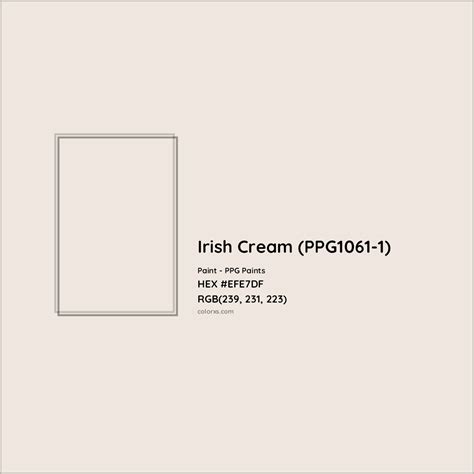 irish cream rgb code