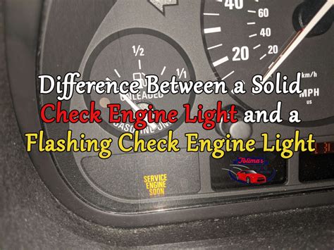 is a solid check engine light serious