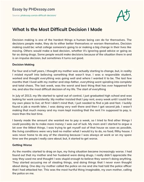 is a thesis difficult
