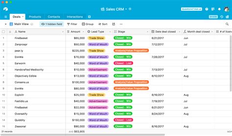 is airtable a database