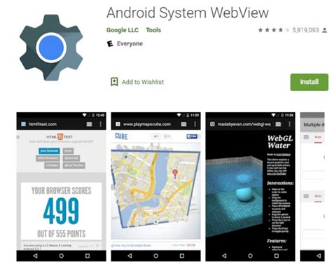is android system webview important