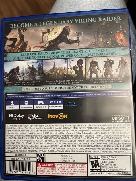is assassin's creed valhalla ps4 upgrade to ps5