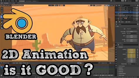 is blender a good 2d animation software
